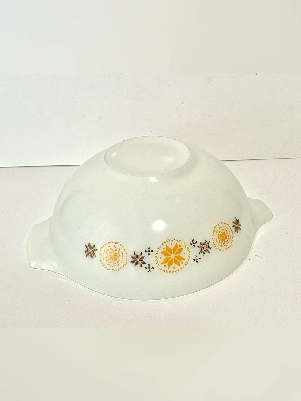 Pyrex Town & Country 4 Quart Cinderella Large Mixing Bowl USA Vintage Retro 444